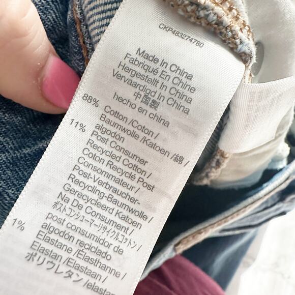 Madewell the Perfect Vintage Jean Distressed Blue Jeans women’s size 26 - Picture 9 of 12